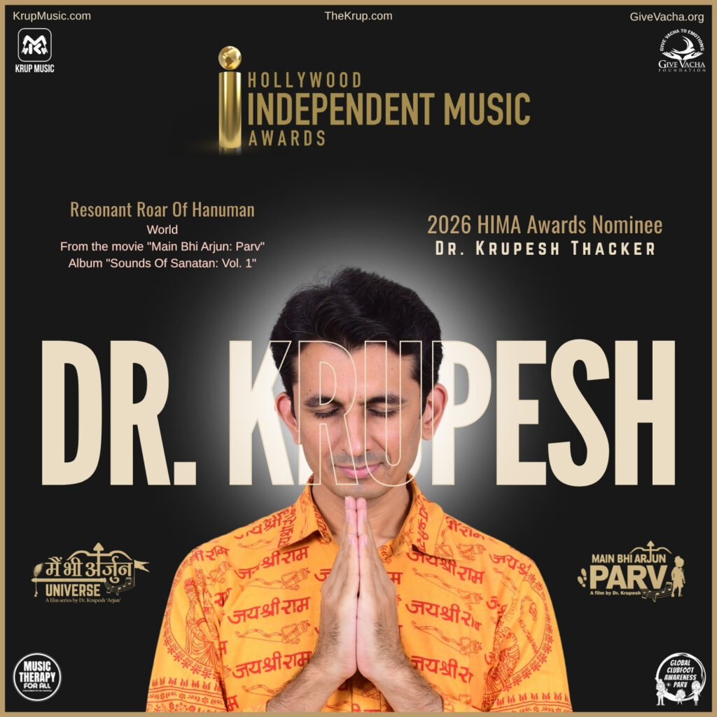 Hollywood Independent Music Awards HIMA 2026 Nomination Dr Krupesh Thacker Krup Music