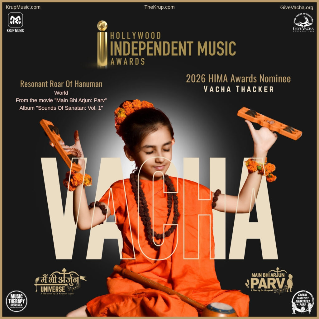 Hollywood Independent Music Awards HIMA 2026 Nomination Vacha Thacker Krup Music